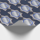Gift Wrap van politie-badge Cadeaupapier (Hoek)