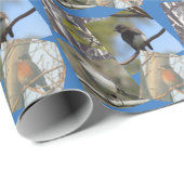 Gift Wrap - Wilde vogels Cadeaupapier (Rol Hoek)