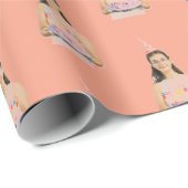 Gift wrap with personalized faces cadeaupapier (Rol Hoek)