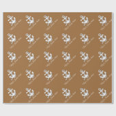 Gift Wrap - Witte Anker met de naam van het Schip Cadeaupapier (Vlak)