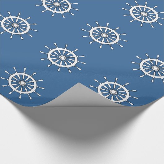 Gift Wrap - Witte Helm Cadeaupapier (Hoek)