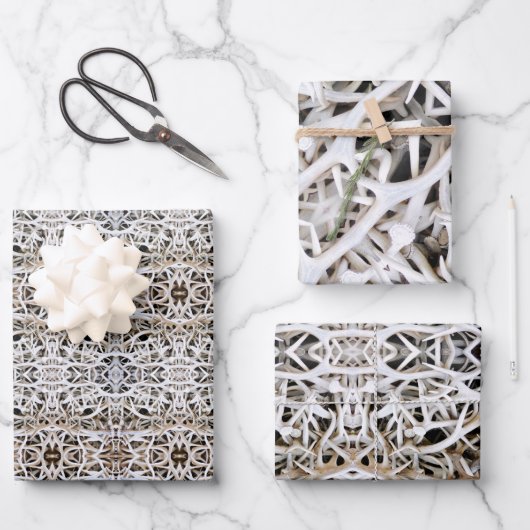 Gift Wrap Yellowstone Elk Antlers Inpakpapier Vel (Voorkant)