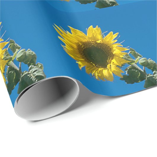 Gift Wrap - Zonnebloem Cadeaupapier (Rol Hoek)