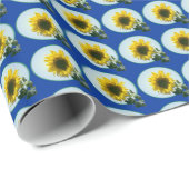Gift Wrap - Zonnebloemplicht Cadeaupapier (Rol Hoek)