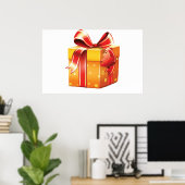 Gift Wrapped Cadeau Poster (Thuiskantoor)