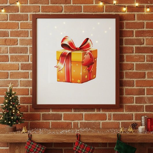 Gift Wrapped Cadeau Poster
