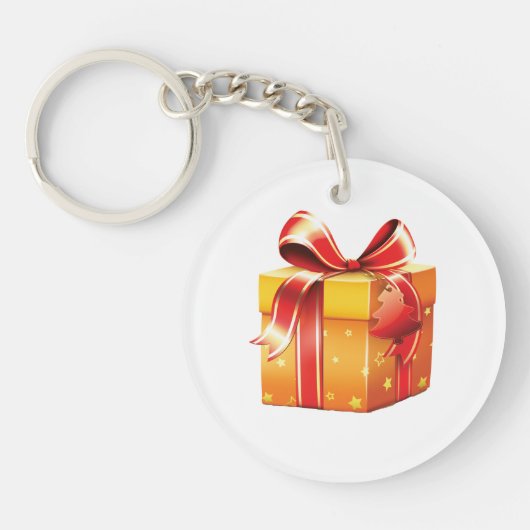 Gift Wrapped Cadeau Sleutelhanger (Voorkant)