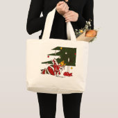 Gift Wrapped Cats Bag Grote Tote Bag (Voorkant (product))