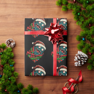 Gift Wrapped Christmas Monster Cadeaupapier