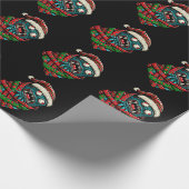 Gift Wrapped Christmas Monster Cadeaupapier (Hoek)