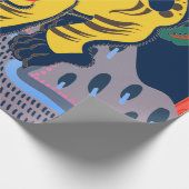 GIFT WRAPPING CHINESE TIGER CADEAUPAPIER (Hoek)