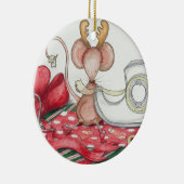 Gift Wrapping Mouse Ornament (Rechts)