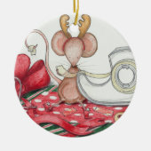 Gift Wrapping Mouse Ornament (Voorkant)