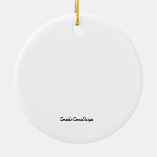 Gift Wrapping Mouse Ornament (Achterkant)