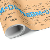 Gift Wrapping Paper Abbrevitions Orang Cadeaupapier (Rol Hoek)