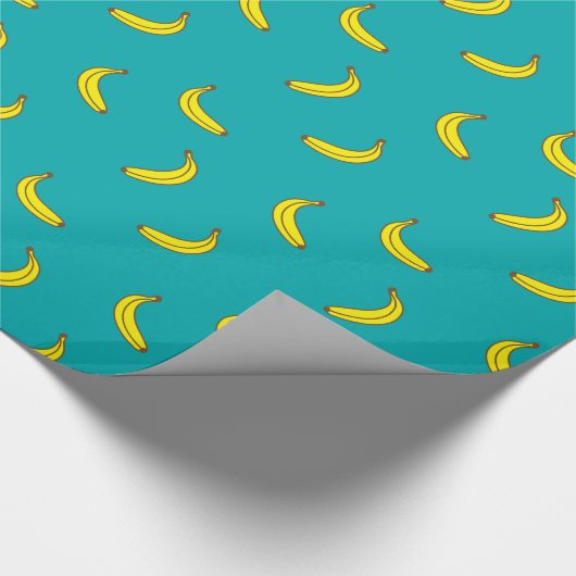 Gift Wrapping Paper Banana Pattern Cadeaupapier (Hoek)