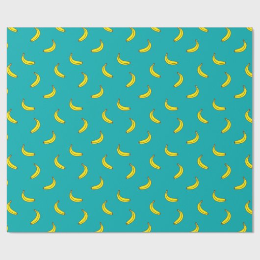 Gift Wrapping Paper Banana Pattern Cadeaupapier (Vlak)