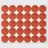 Gift Wrapping Paper van Basketball Party Cadeaupapier (Vlak)