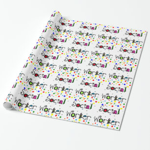 Gift Wrapping Paper voor maatschappelijk werkers Cadeaupapier