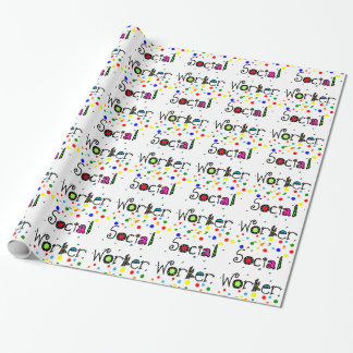 Gift Wrapping Paper voor maatschappelijk werkers Cadeaupapier