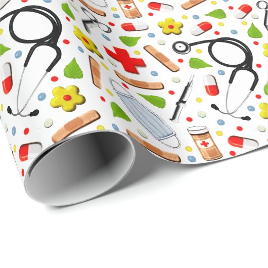 Gift Wrapping papier voor gezondheidszorg (Rol Hoek)