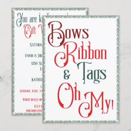 Gift Wrapping Party Bows, Ribbons, Labels, Oh mijn Kaart