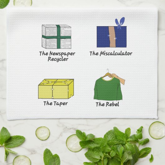 Gift Wrapping Personalities Theedoek (Gevouwen)