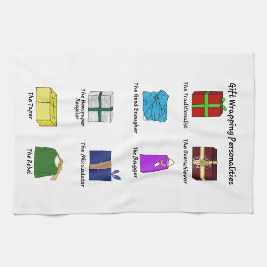 Gift Wrapping Personalities Theedoek (Horizontaal)