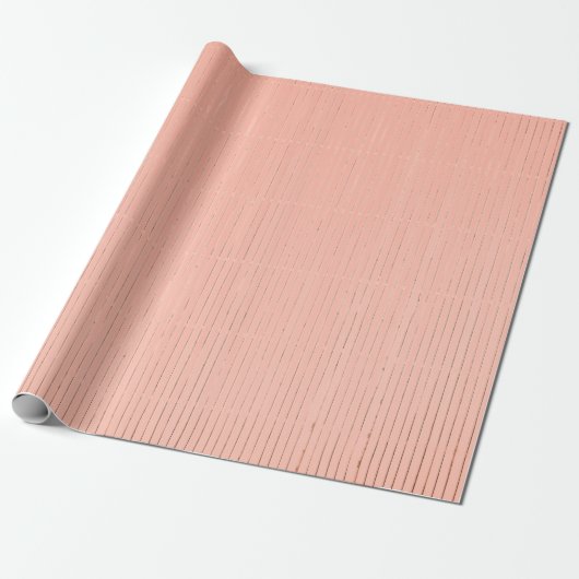 GIFT WRAPPING PINK EN GRAY STRIPES CADEAUPAPIER (Uitgerold)
