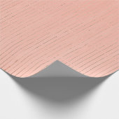 GIFT WRAPPING PINK EN GRAY STRIPES CADEAUPAPIER (Hoek)