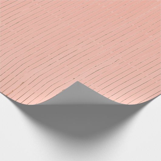 GIFT WRAPPING PINK EN GRAY STRIPES CADEAUPAPIER (Hoek)