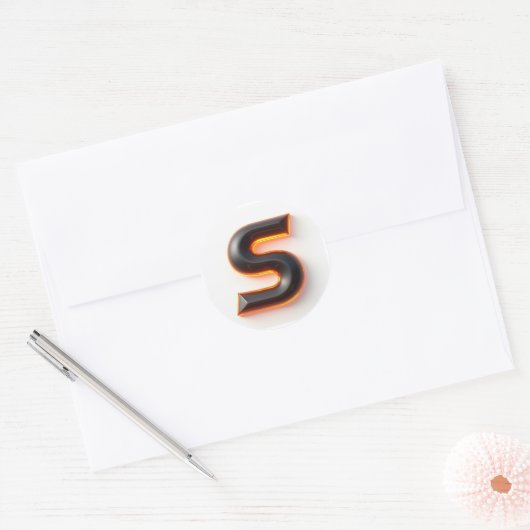 Gift Wrapping Ronde Sticker (Envelop)