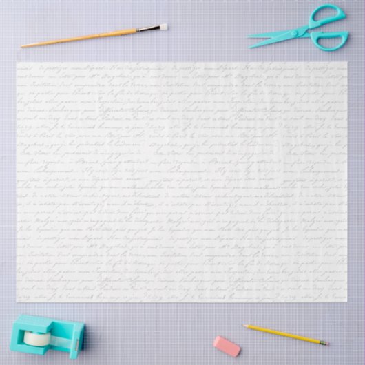 Gift Wrapping Tissue Paper  Frans script Tissuepapier (Craft)
