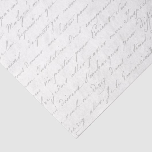 Gift Wrapping Tissue Paper  Frans script Tissuepapier (Detail)