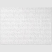 Gift Wrapping Tissue Paper  Frans script Tissuepapier (Voorkant)