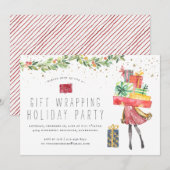 Gift Wrapping | Uitnodiging feestdag (Voorkant / Achterkant)