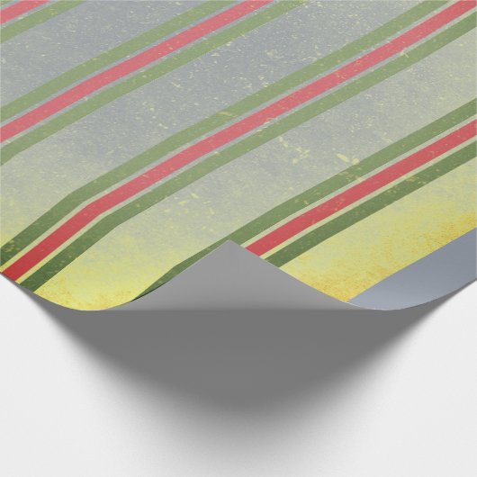 GIFT WRAPPING  VERWIJDERDE STRIPEN CADEAUPAPIER (Hoek)