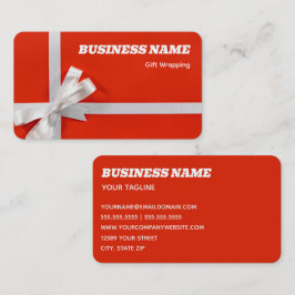 Gift Wrapping Visitekaartje
