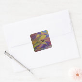 GIFTCADEAUSTICKERS ONTWERPEN DOOR KUNSTENAAR PAULA VIERKANTE STICKER (Envelop)