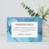 Giftcard voor Etheral Wave Wishing Well Wedding Ca RSVP Kaartje (Staand voorkant)