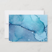 Giftcard voor Etheral Wave Wishing Well Wedding Ca RSVP Kaartje (Achterkant)
