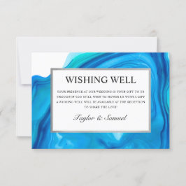 Giftcard voor Etheral Wave Wishing Well Wedding Ca RSVP Kaartje