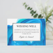 Giftcard voor Etheral Wave Wishing Well Wedding Ca RSVP Kaartje (Staand voorkant)