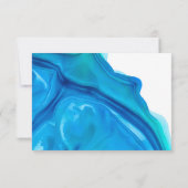 Giftcard voor Etheral Wave Wishing Well Wedding Ca RSVP Kaartje (Achterkant)