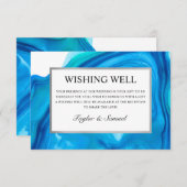 Giftcard voor Etheral Wave Wishing Well Wedding Ca RSVP Kaartje (Voorkant / Achterkant)