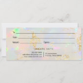 giftcertificaat voor opaalsteen (Achterkant)