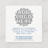 giftecertificaat blauwe plek kortingskaartje (Achterkant)