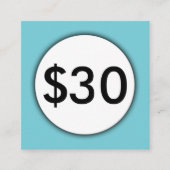 giftecertificaat blauwe plek kortingskaartje (Voorkant)