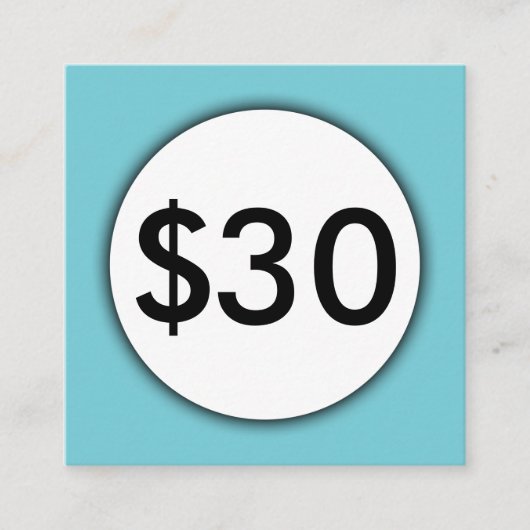 giftecertificaat blauwe plek kortingskaartje (Voorkant)