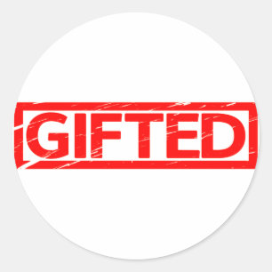 Gifted Stamp Ronde Sticker